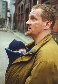 Koutaiba mit seinem Sohn